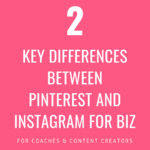 Pinterest marketing or instagram marketing social media marketing