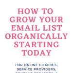 Email list building