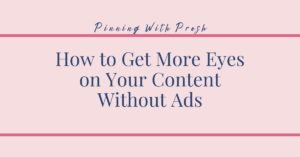 Get more eyes on your content without ads