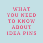 idea pins on pinterest